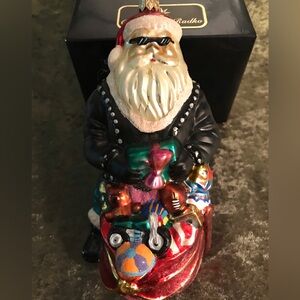 Christopher Radko Harley Santa